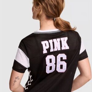 PINK VS Lace Up Jersey